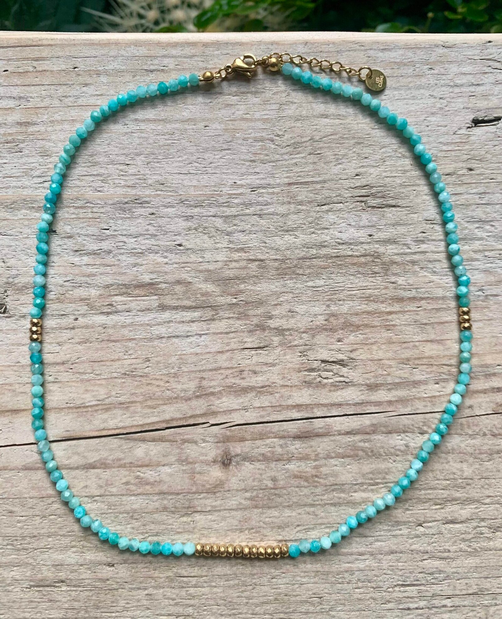 Bracciale In Pietre Naturali Amazonite Matte 8mm - Kirei Paris Bijoux: Gioiello Artigianale Litoterapia, Elasticizzato