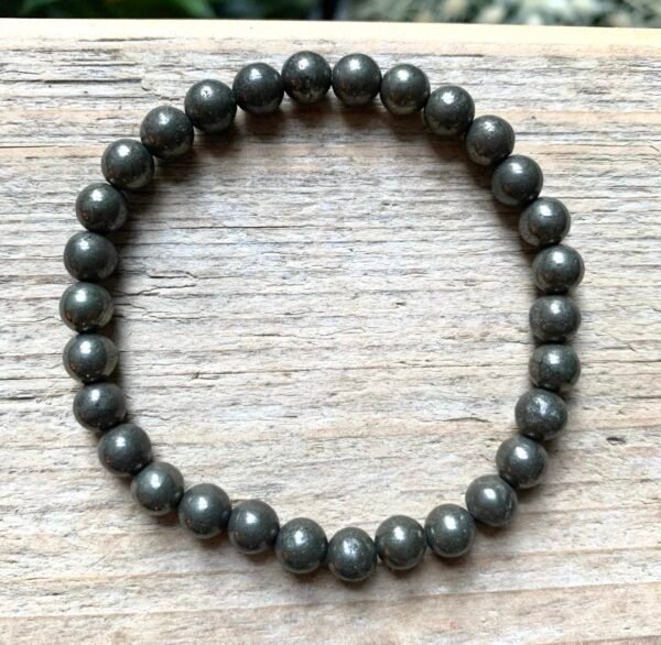 Bracelet en pierres naturelles Pyrite