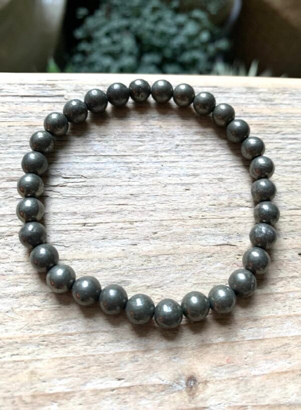 Bracelet en pierres naturelles Pyrite – Image 4