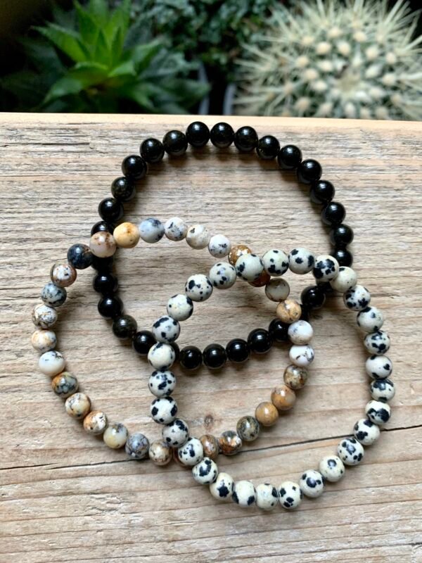 Manchette bracelets en pierres naturelles « Ancrage et protection » – Image 9