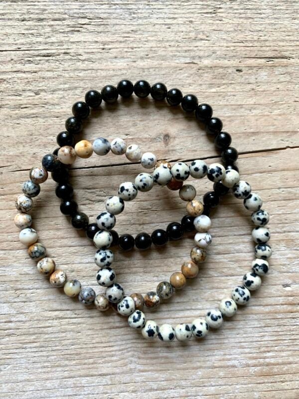 Manchette bracelets en pierres naturelles « Ancrage et protection » – Image 8