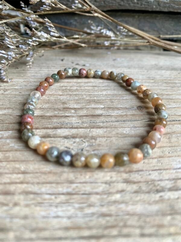 Manchette bracelets en pierres naturelles Vitalité et Optimisme – Image 3