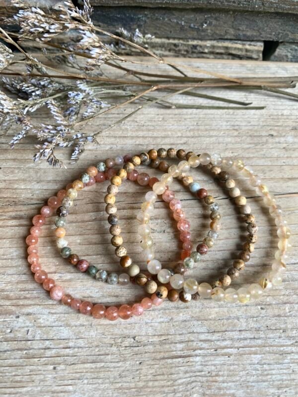 Manchette bracelets en pierres naturelles Vitalité et Optimisme – Image 15