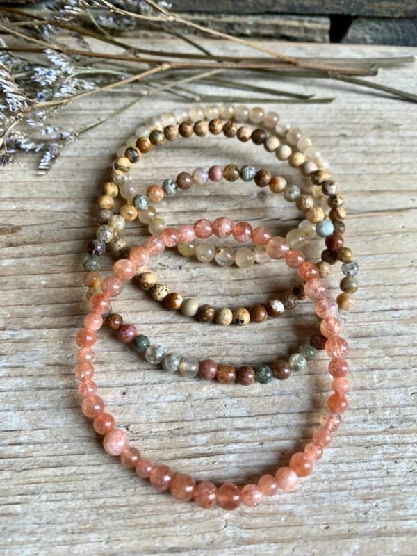 Manchette bracelets en pierres naturelles Vitalité et Optimisme – Image 13
